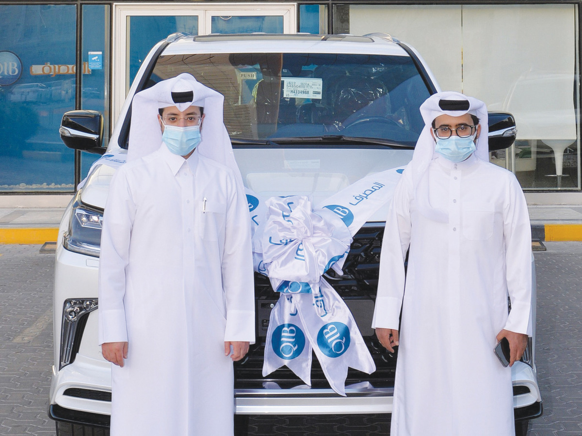 Ali Rashid Al Noora, QIB’s second Lexus LX 570 winner, in Doha recently. 