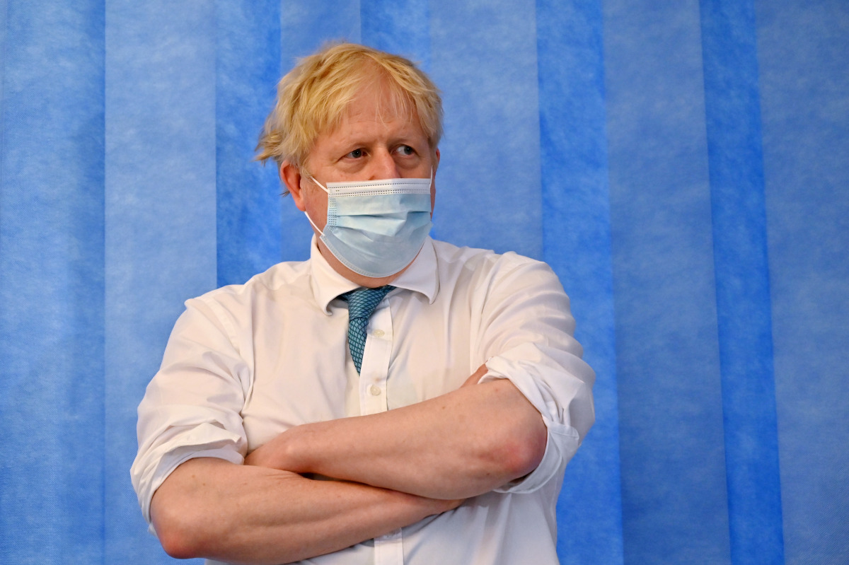 Britain's Prime Minister Boris Johnson . Glyn Kirk/Pool via REUTERS
