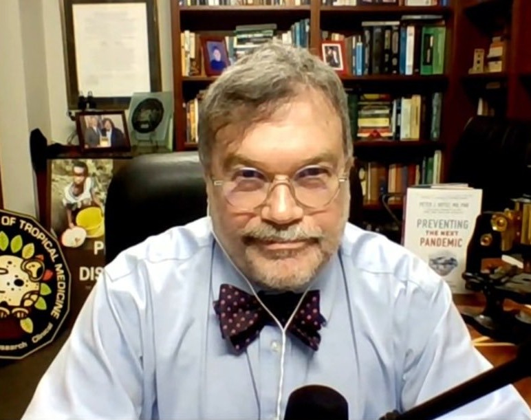 Peter Hotez, a professor of pediatrics and molecular virology and microbiology at Baylor University and a leading expert on the virus on NBC News's 
