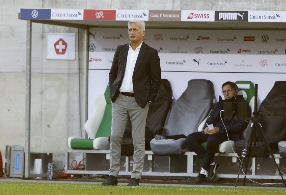 May 30, 2021 Switzerland coach Vladimir Petkovic REUTERS/Arnd Wiegmann