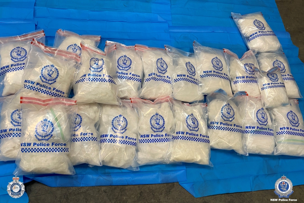 Narcotics seized by Australian Federal Police are seen after its Operation Ironside against organised crime in this undated handout photo released June 8, 2021. Australian Federal Police/Handout via Reuters