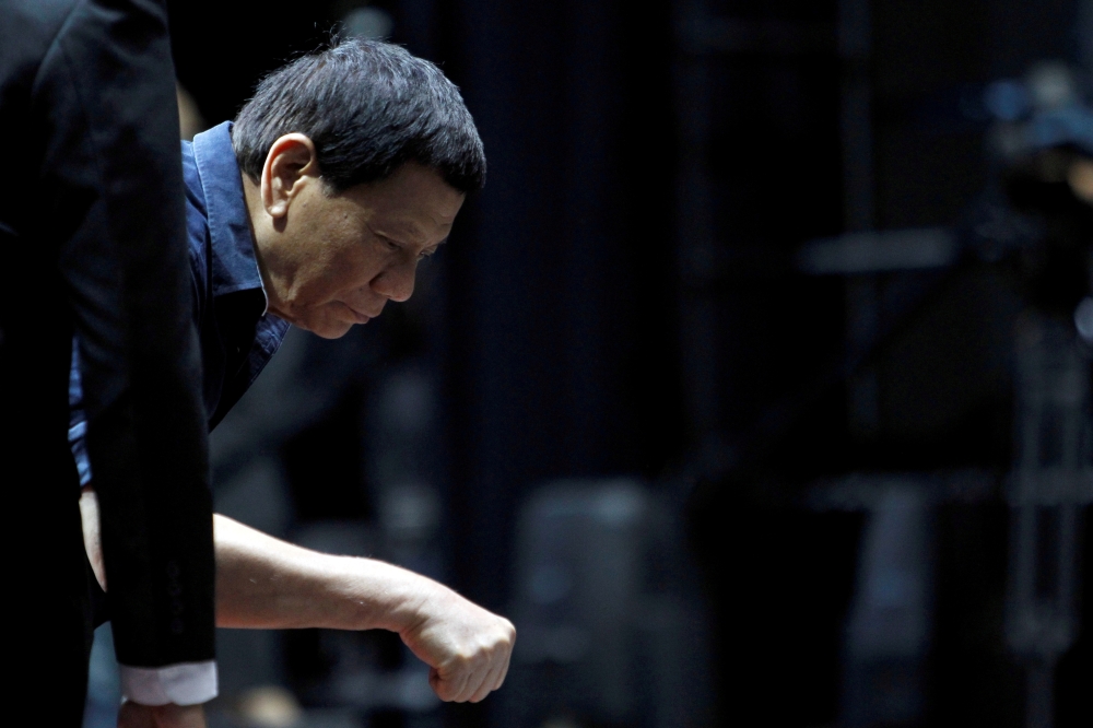 Philippines President Rodrigo Duterte (file photo) lifted a deployment ban on healthcare workers in November, but limited the number allowed to leave to ensure there would be enough at home as the Philippines battles one of the worst COVID-19 outbreaks in