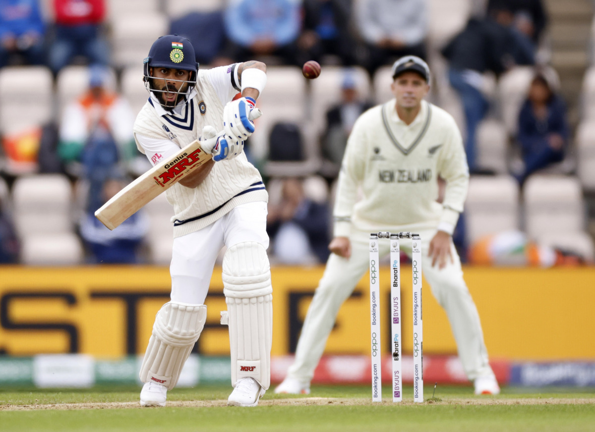 Cricket - ICC world test championship Final - India v New Zealand - Rose Bowl, Southampton, Britain - June 19, 2021 India's Virat Kohli in action Action Images via Reuters/John Sibley
