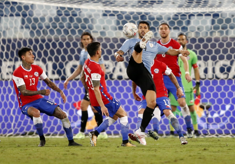  Uruguay's Luis Suarez in action REUTERS/Mariana Greif