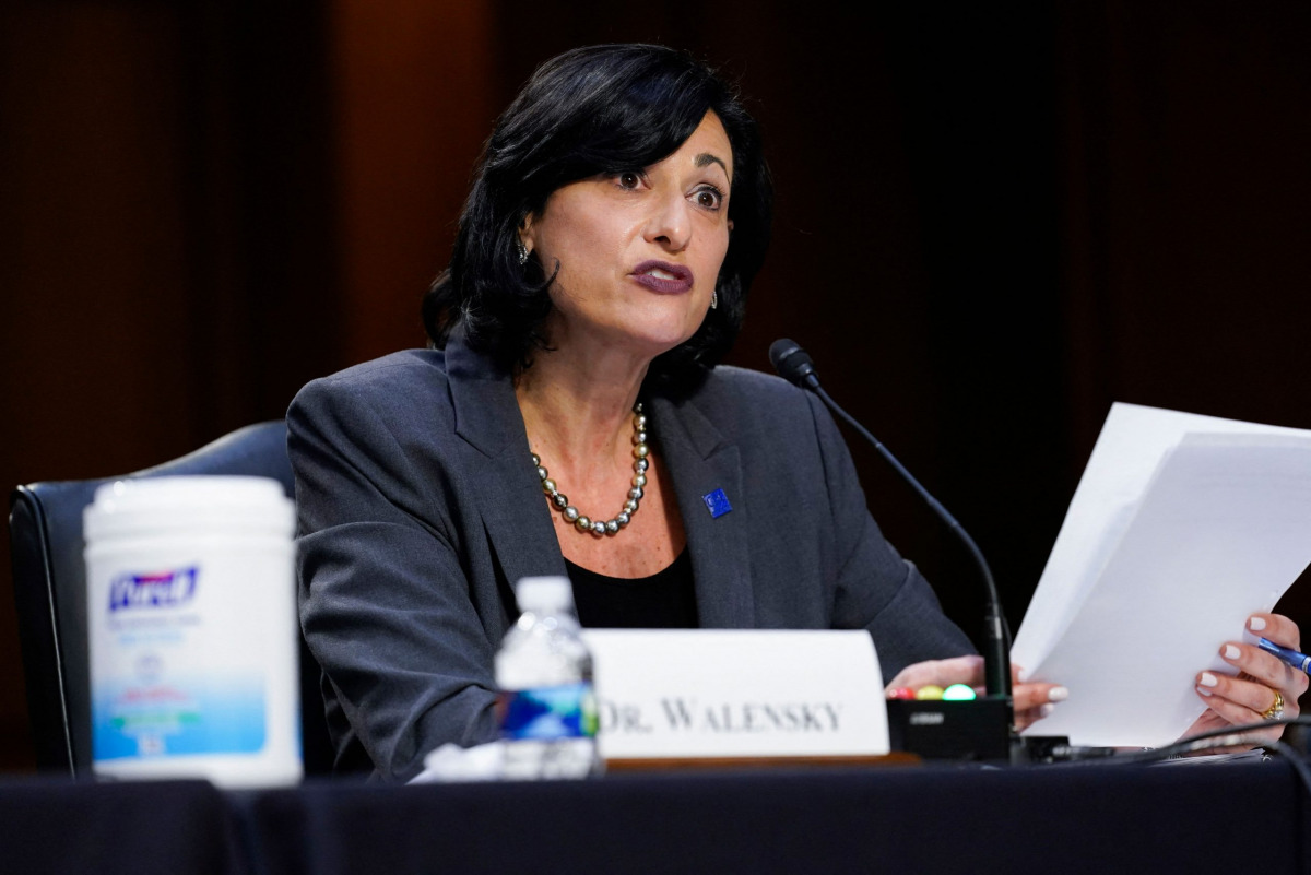 Dr. Rochelle Walensky, director of the U.S. Centers for Disease Control and Prevention. Susan Walsh/Pool via REUTERS/File Photo