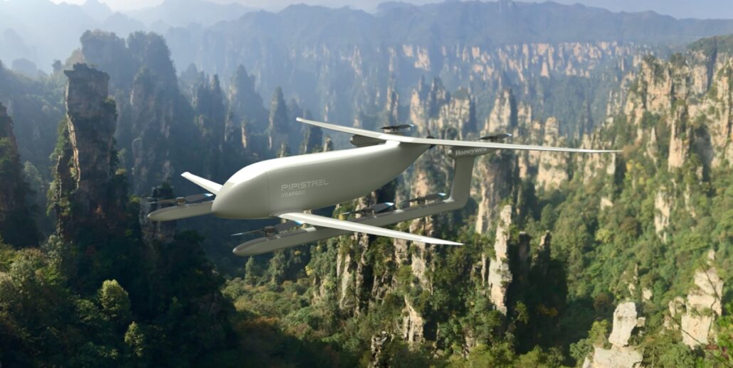 Illustration of the Pipistrel Nuuva v300 cargo-delivery drone. Pic: Pipistrel