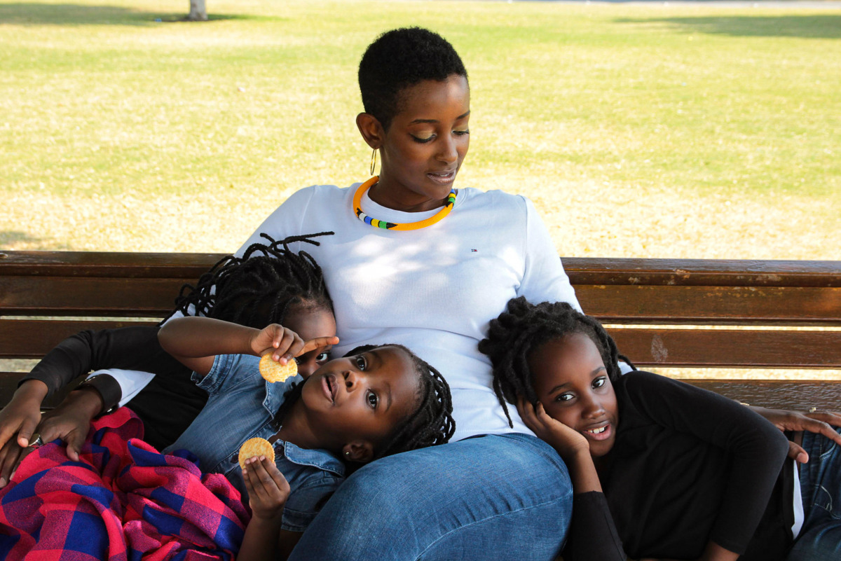 To switch careers, Charlene Mukite - mother to three young daughters - studied interior design at VCUarts Qatar. Photo courtesy Charlene Mukite