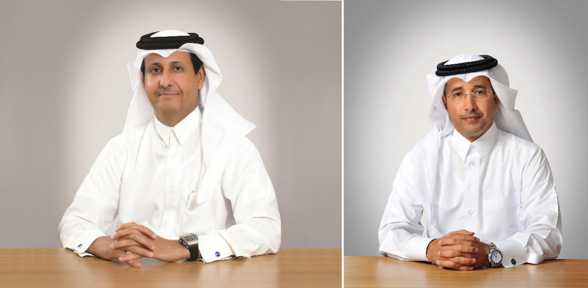 al khaliji Chairman and Managing Director, Sheikh Hamad bin Faisal bin Thani Al Thani (left), and al khaliji Group Chief Executive Officer, Fahad Al Khalifa