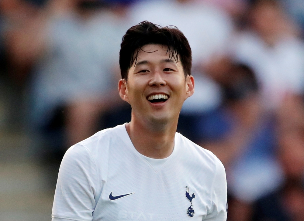July 21, 2021 Tottenham Hotspur's Son Heung-min Action Images via Reuters/Andrew Couldridge/File Photo