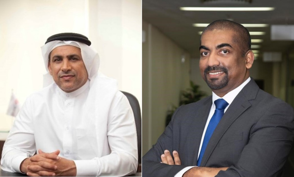 Abdul Hakeem Mostafawi (left), CEO of HSBC in Qatar and Shreen Abeysekera, Director, Head of Securities Services Markets and Securities Services at HSBC Qatar. 