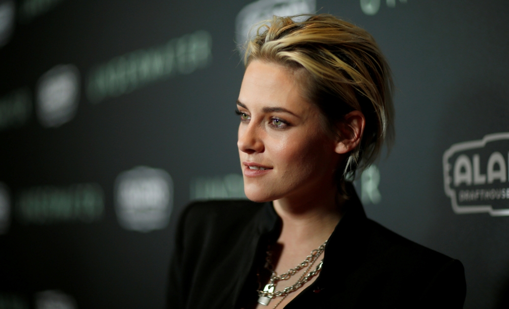 File photo: Cast member Kristen Stewart poses at a screening for the film 