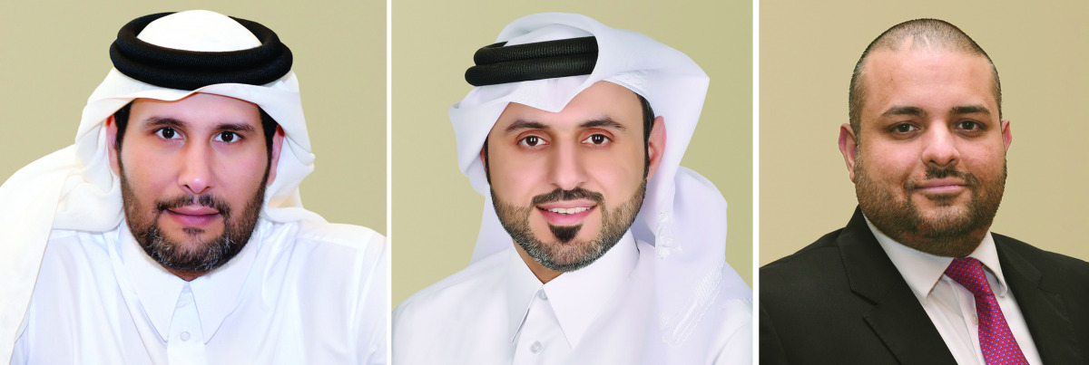 From left: Sheikh Jassim bin Hamad bin Jassim Al Thani, Hussain Abdulla, and Hussein Fakhreddine