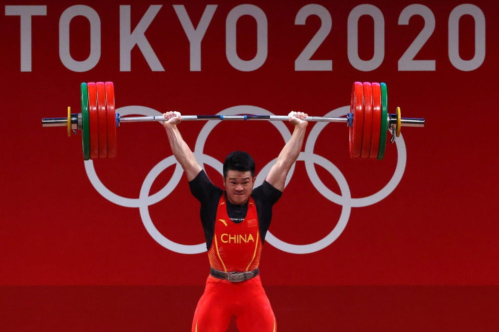 Shi Zhiyong of China in action. REUTERS/Edgard Garrido