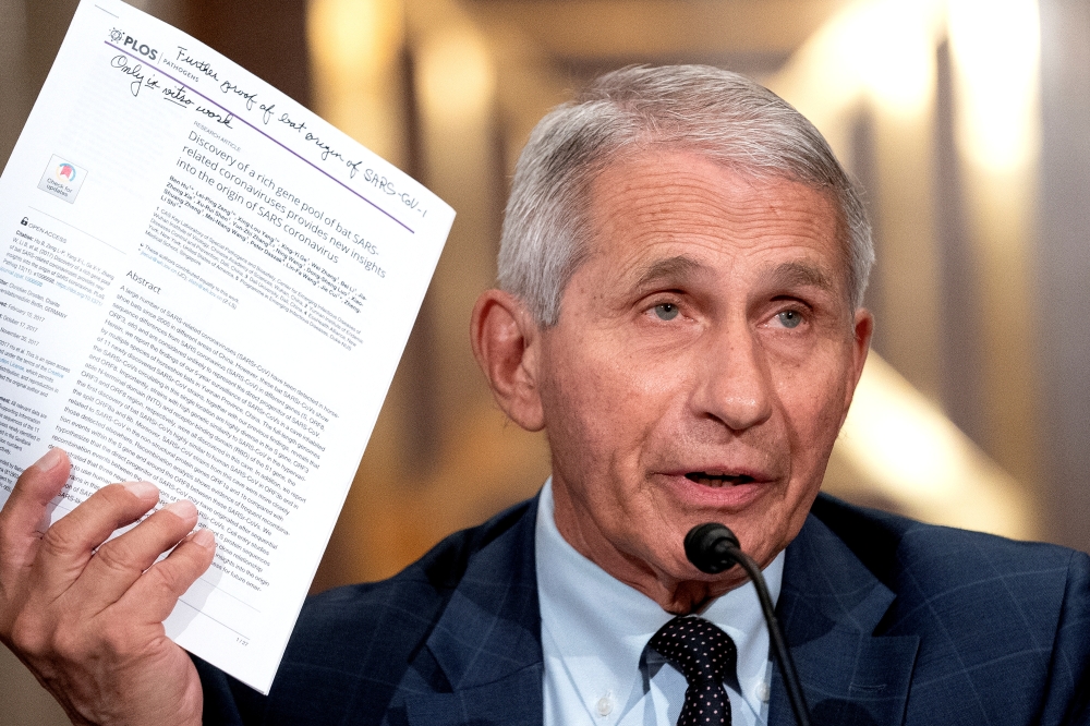Dr. Anthony Fauci, director of the National Institute of Allergy and Infectious Diseases, speaks during a Senate Health, Education, Labor, and Pensions Committee hearing at the Dirksen Senate Office Building in Washington, D.C., U.S., July 20, 2021. Stefa
