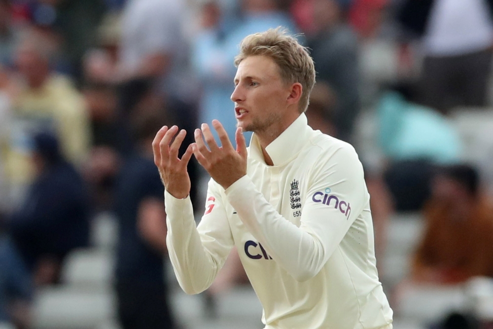 June 11, 2021 England's Joe Root reacts Action Images via Reuters/Peter Cziborra/File Photo
