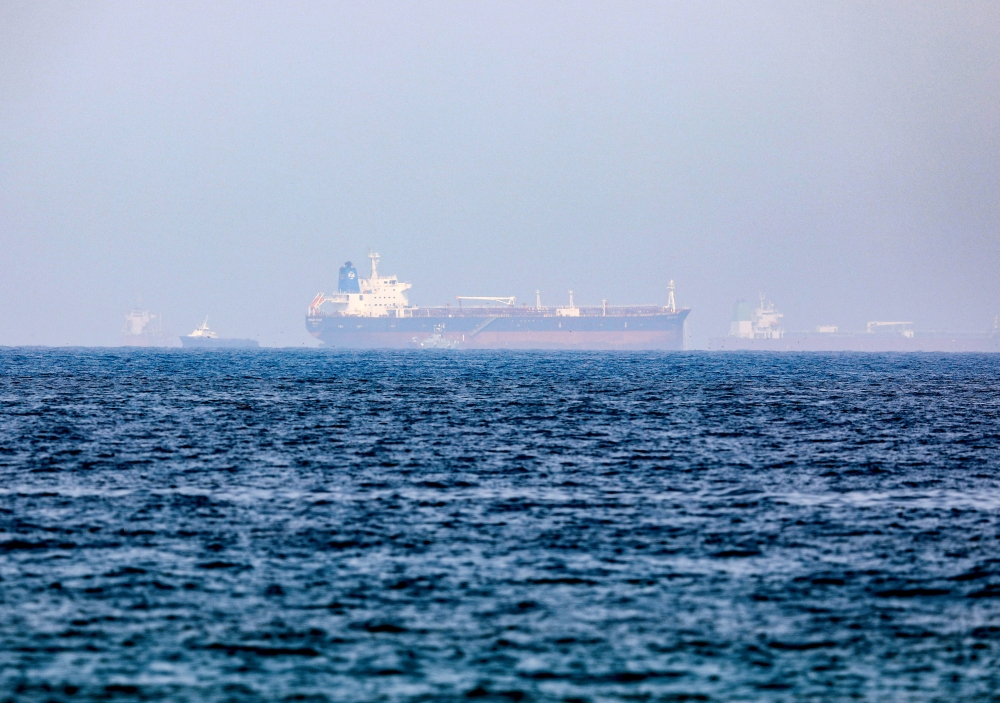 File photo: Mercer Street, oil tanker that was attacked is seen off Fujairah Port in United Arab Emirates, August 3, 2021. Reuters/Rula Rouhana/File Photo