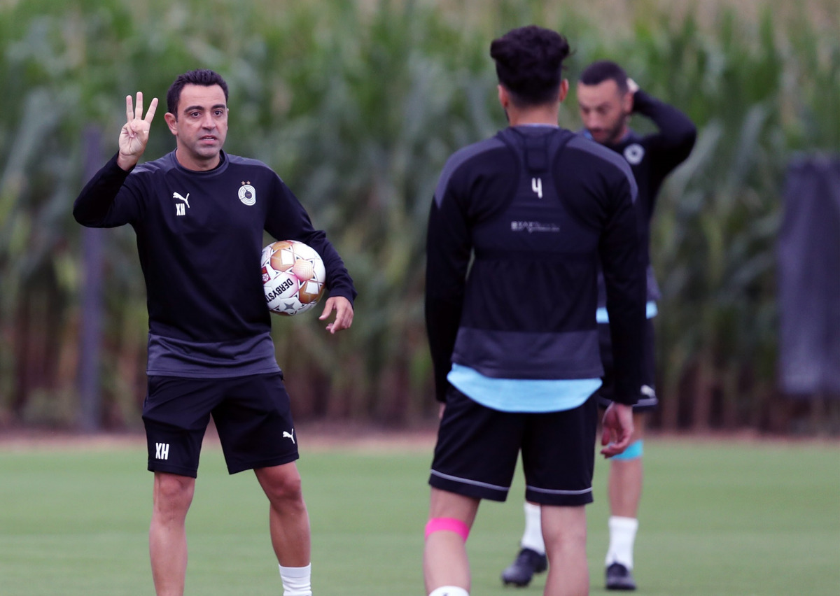 Al Sadd at the ongoing training camp in Olot