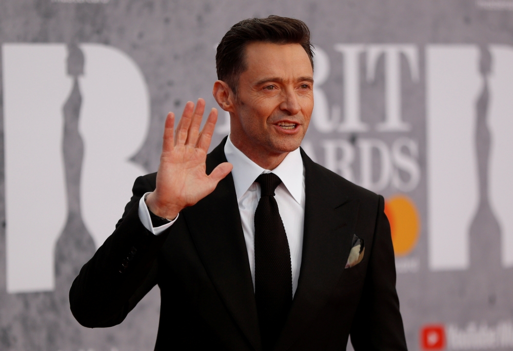 Hugh Jackman arrives for the Brit Awards at the O2 Arena in London, Britain, February 20, 2019. REUTERS/Peter Nicholls/File Photo