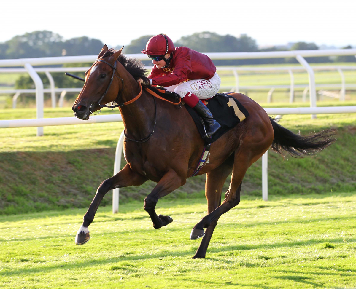 Cieren Fallon guides Swoon to victory at the Carlisle Racecource on Tuesday. 
Pic: Steve Davies