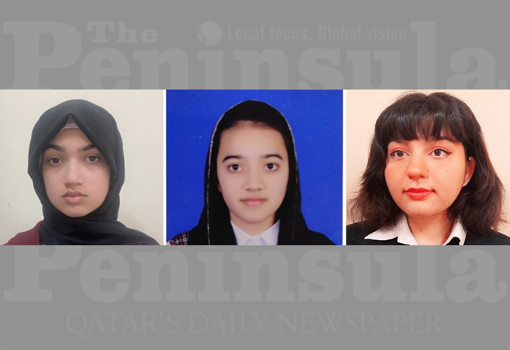 From left: Khadija Yousaf, Maheen Rahat, and Amna Salim