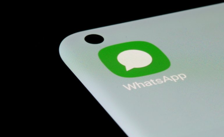 FILE PHOTO: WhatsApp app is seen on a smartphone in this illustration taken, July 13, 2021. REUTERS/Dado Ruvic/Illustration/File Photo