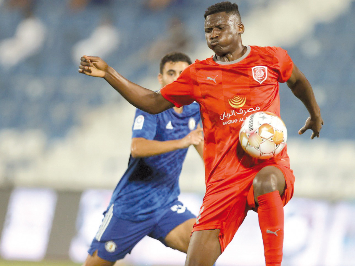 Al Duhail's Michael Olunga in action.