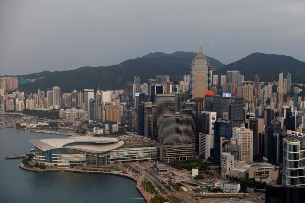 A general view showing the Central Business District, in Hong Kong, China, September 15, 2021. Reuters/Tyrone Siu