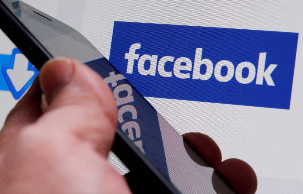 FILE PHOTO: The Facebook logo is displayed on their website in an illustration photo taken in Bordeaux, France, on February 1, 2017. REUTERS/Regis Duvignau
