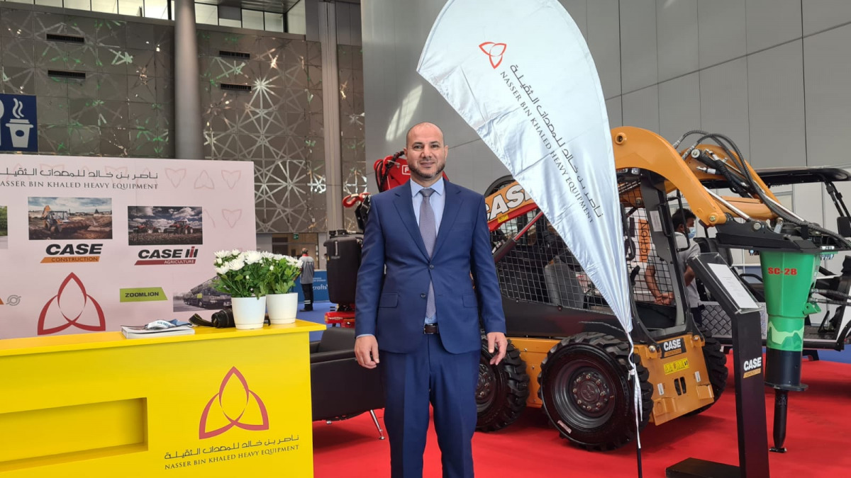 Eyad Rashid, General Manager of NBK Heavy Equipment at Project Qatar 2021.  
