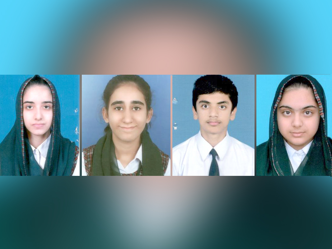 From left: Hafsah Shoaib, Syeda Masooma Shah and Imran Waqar Mian, and Hafsa Imran