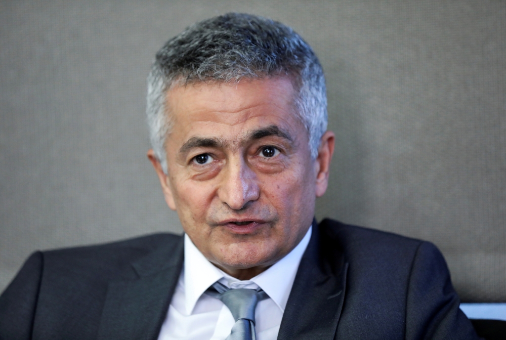 File photo: Lebanon's Finance Minister Youssef Khalil is pictured at the Ministry of Finance in Beirut, Lebanon October 1, 2021. Reuters/Mohamed Azakir/File Photo