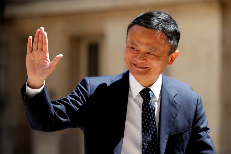 FILE PHOTO: Jack Ma, chairman of Alibaba Group. Reuters/Charles Platiau/File Photo
