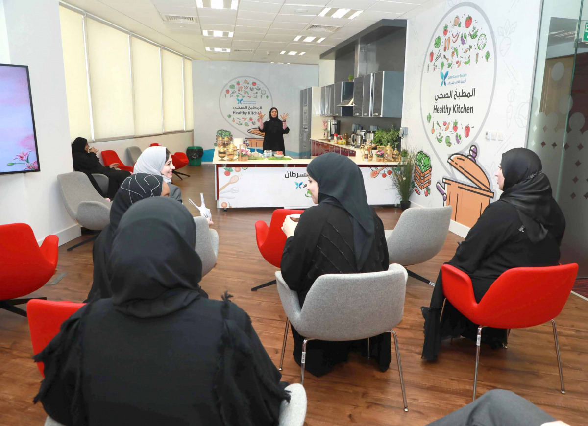 Women attend an awareness session under the campaign. 