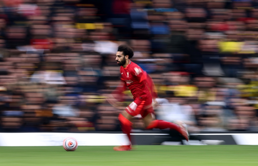 Liverpool's Mohamed Salah in action (Reuters/David Klein)