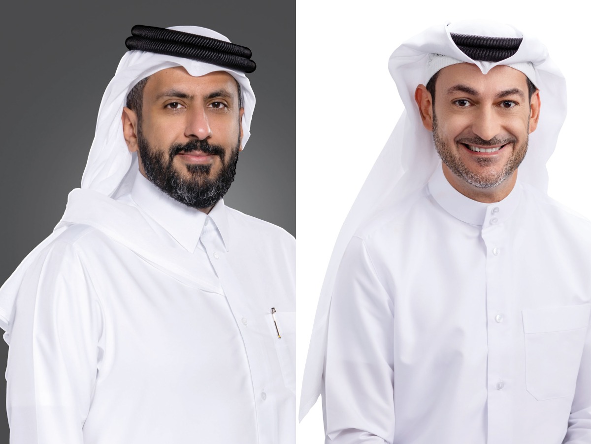 Sheikh Faisal bin Thani Al Thani (left), Chairman of Ooredoo and Aziz Aluthman Fakhroo, Managing Director and CEO of Ooredoo
