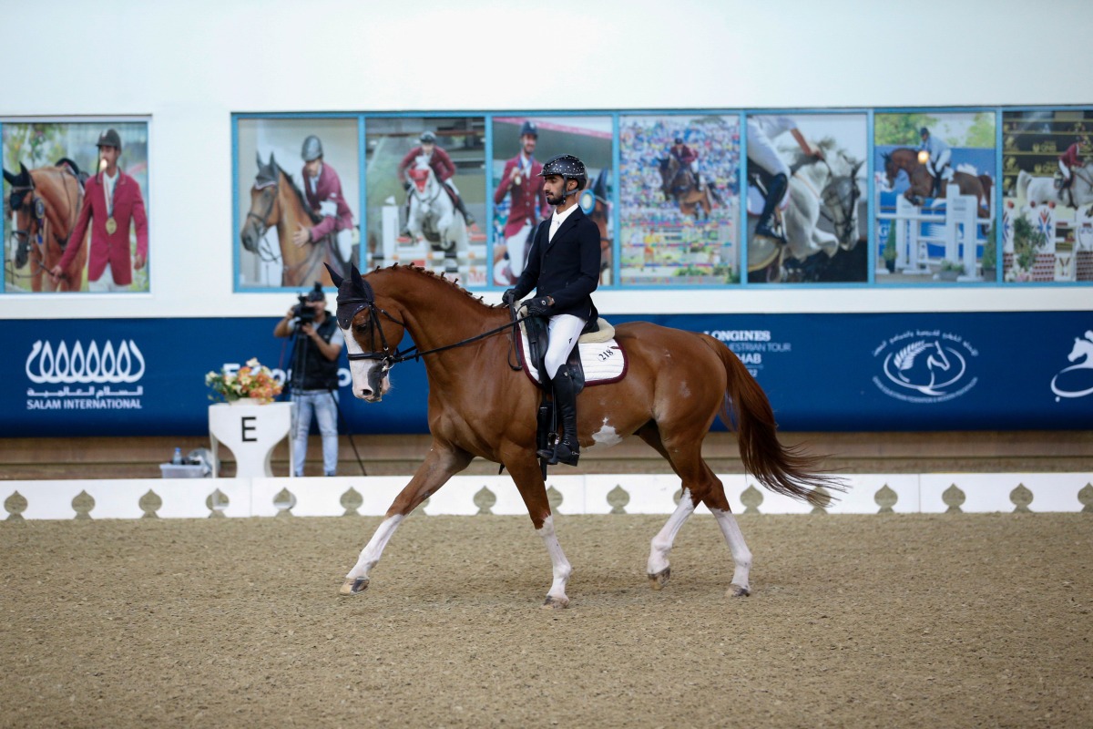 Jassim Al Jaham Al Kuwari rides Circus.