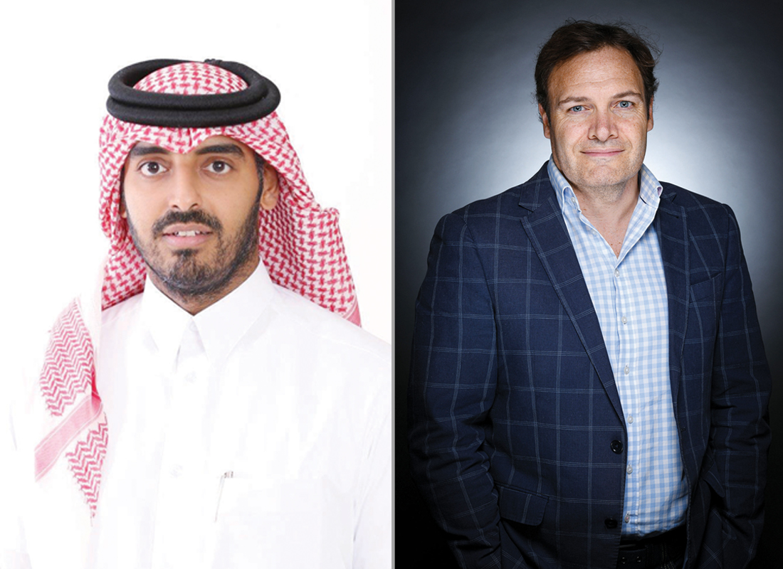 From left: Sheikh Nasser Bin Hamad Bin Nasser Al Thani, Chief Commercial Officer, Ooredoo Qatar and Nick Brown, Director of Commercial Revenue, FIFA