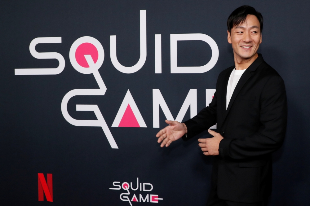 Actor Park Hae-Soo attends a special event for the television series Squid Game in Los Angeles, California, U.S. November 8, 2021. REUTERS/Mario Anzuoni
