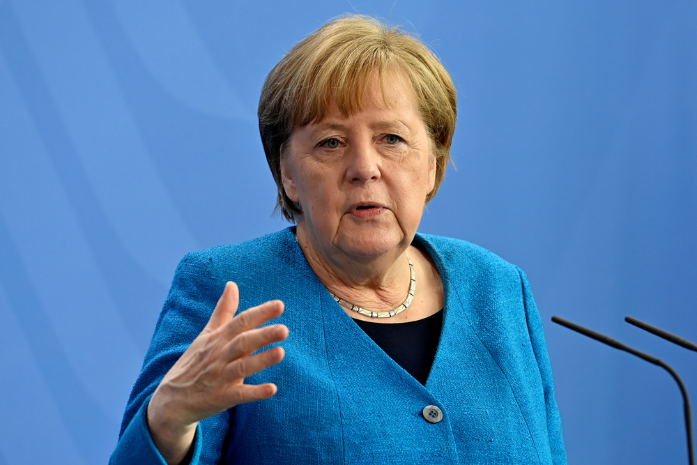 Former German chancellor Angela Merkel