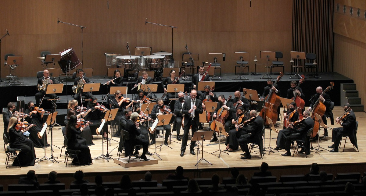 Qatar Philharmonic Orchestra performing at the Qatar National Convention Center. Pic: Salim Matramkot/The Peninsula