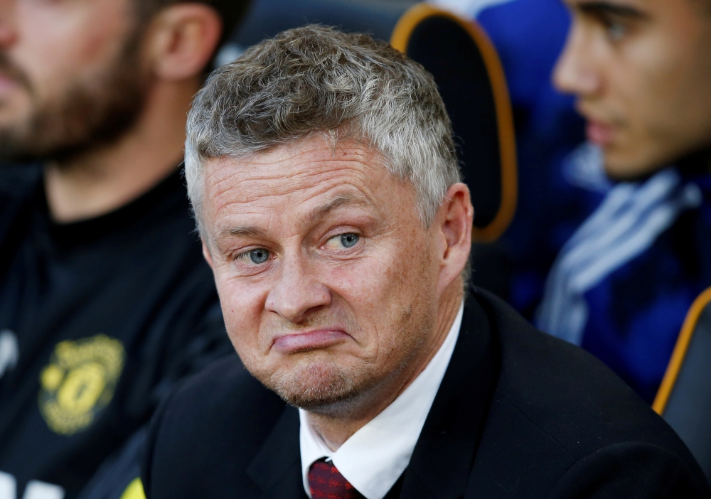 Manchester United manager Ole Gunnar Solskjaer before the match Reuters/Andrew Yates