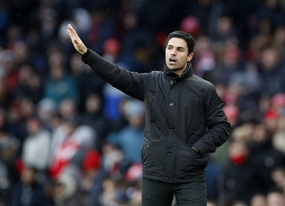 Arsenal manager Mikel Arteta. Reuters/Paul Childs