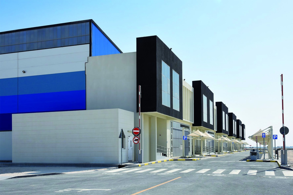 A view of Light Industrial Units in Marsa in Umm Alhoul Free Zone.