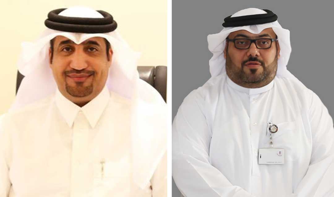 From left: Saif Mohammed Al Nuaimi, Executive Director of Qatar Olympic Academy and Dr. Ali Abdul Rahman Al Bakri, Head of Sports Development Department