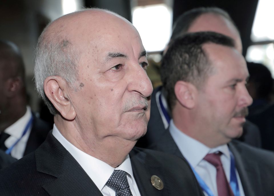 Algerian President Abdelmadjid Tebboune 