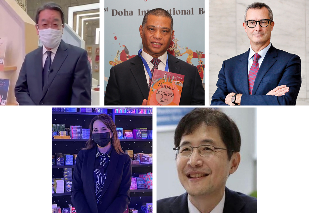 FROM LEFT: Ambassador of Japan Satoshi Maeda, Ambassador of Indonesia Ridwan Hassan, Ambassador of Italy Alessandro Prunas, US Chargé d’Affaires Natalie A Baker, and South Korean Ambassador Joon-ho Lee