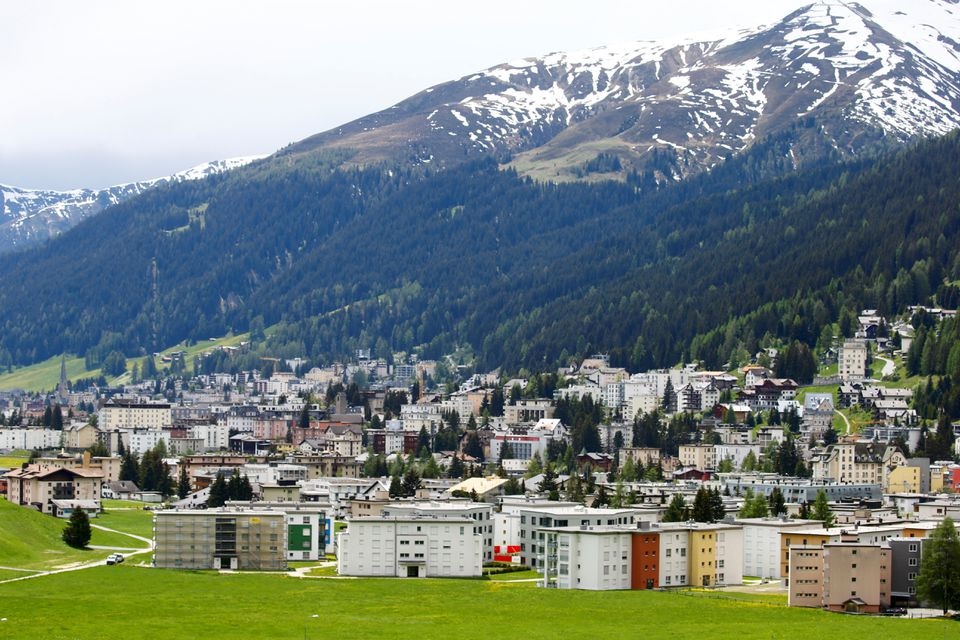 A general view shows the Alpine resort Davos, amid the spread of the coronavirus disease (COVID-19), in Davos, Switzerland June 9, 2021. Picture taken June 9, 2021. REUTERS/Arnd Wiegmann

