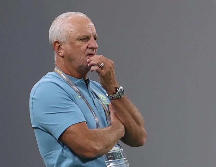 September 2, 2021 Australia coach Graham Arnold REUTERS/Ibraheem Al Omari/File Photo