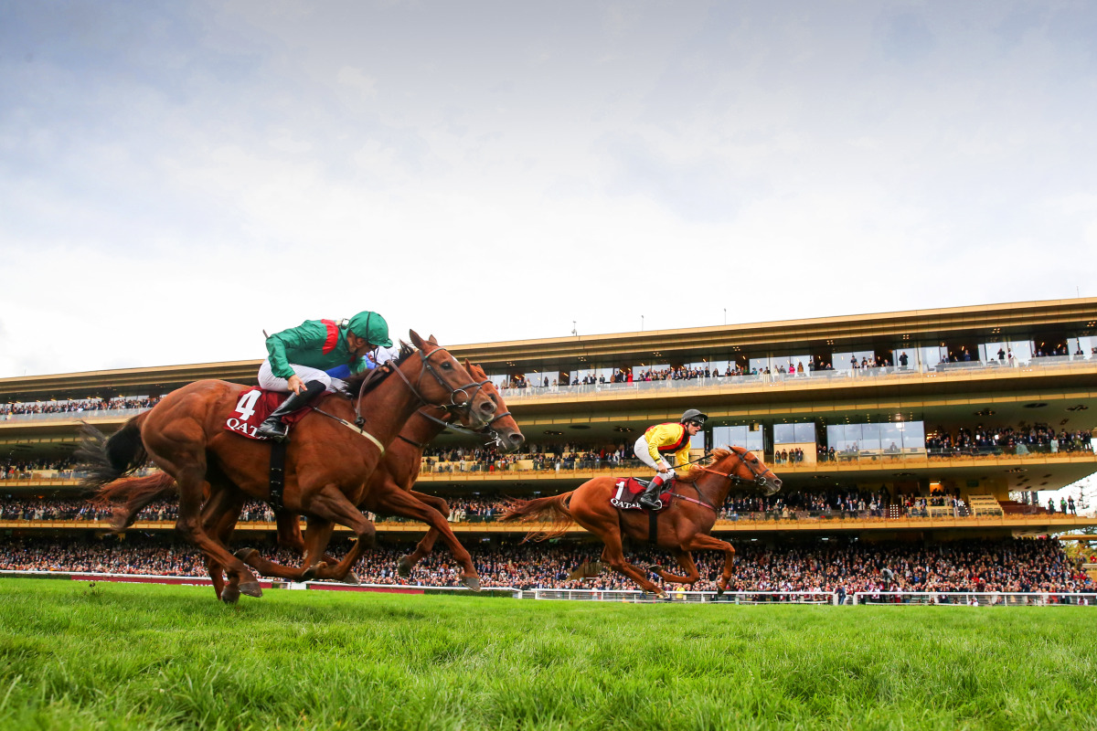 A file photo from last year's Qatar Prix de l’Arc de Triomphe.