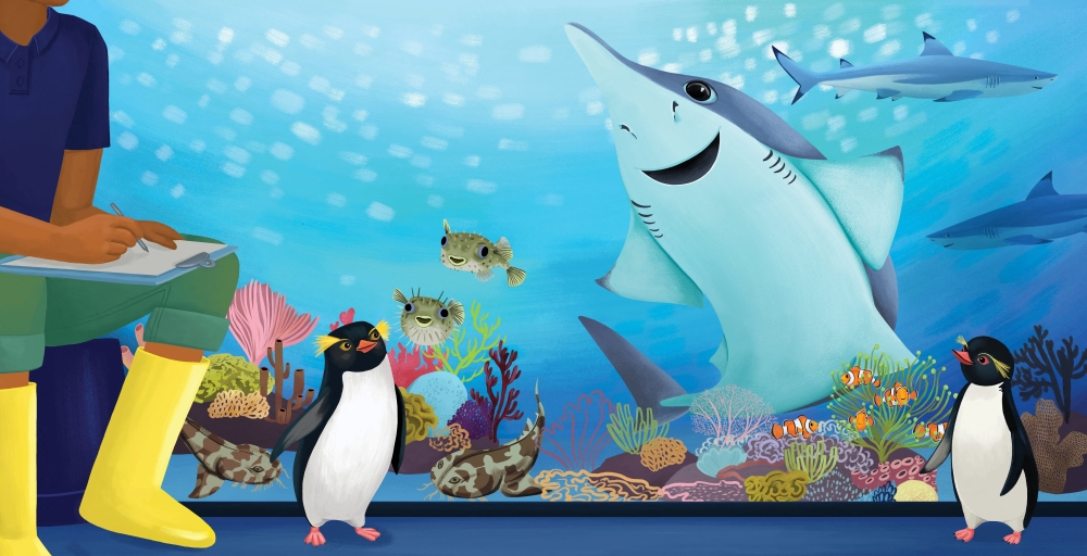 An undated illustration from the upcoming children's book